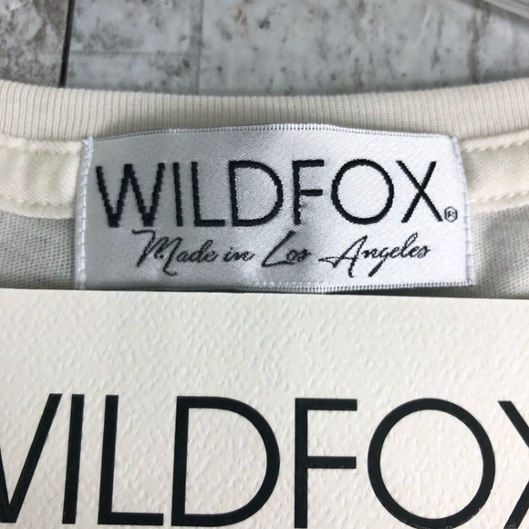 Wildfox Rainbow Stripe Radical T-Shirt 446 - Picture 7 of 8